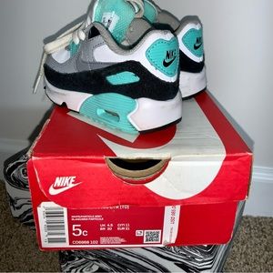 NIKE Air Max 90 Low Infant/Toddler Size 5C Sneakers | Teal